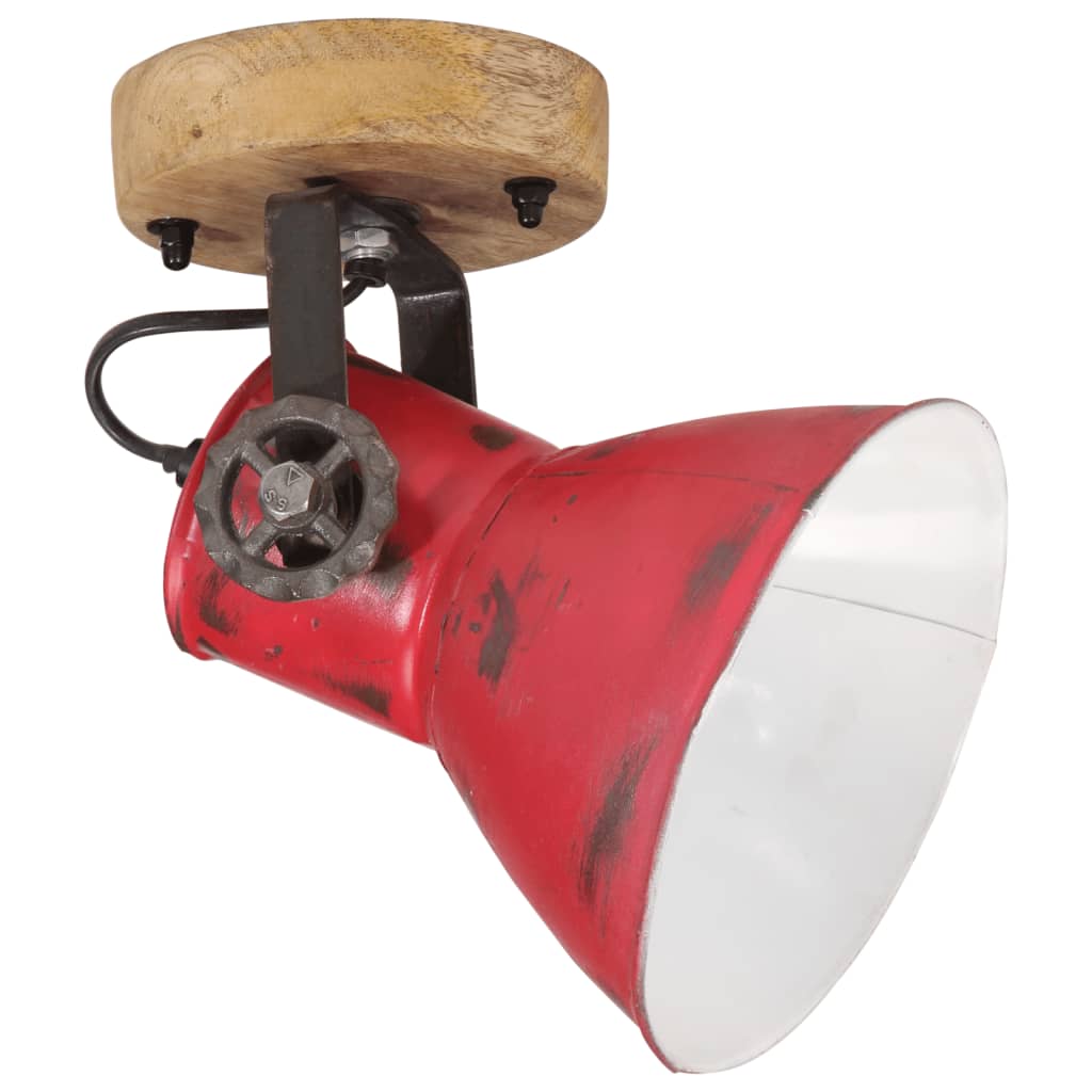 Vidaxl Wall lamp 25 W E27 11.5x11.5x25 cm weathered red