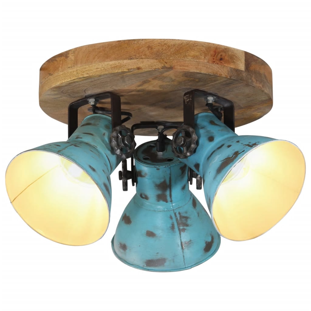 VidaXL ceiling lamp 25 W E27 35x35x25 cm weathered blue