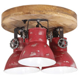 Vidaxl Ceiling lamp 25 W E27 35X35X25 CM Weanged Red