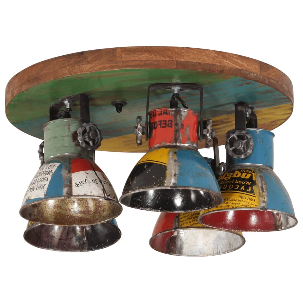 Vidaxl plafondlamp 25 w e27 50x50x25 cm meerkleurig