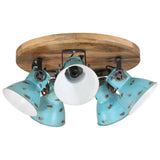 VidaXL ceiling lamp 25 W E27 50x50x25 cm weathered blue