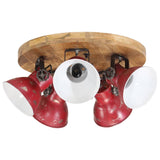 VidaXL Ceiling lamp 25 W E27 50x50x25 cm weathered red