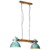 VidaXL Hanging lamp 25 W E27 85x28x109 cm weathered blue