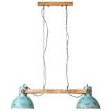 Vidaxl Hanging Lamp 25 W E27 85x28x109 cm Weathered Blue