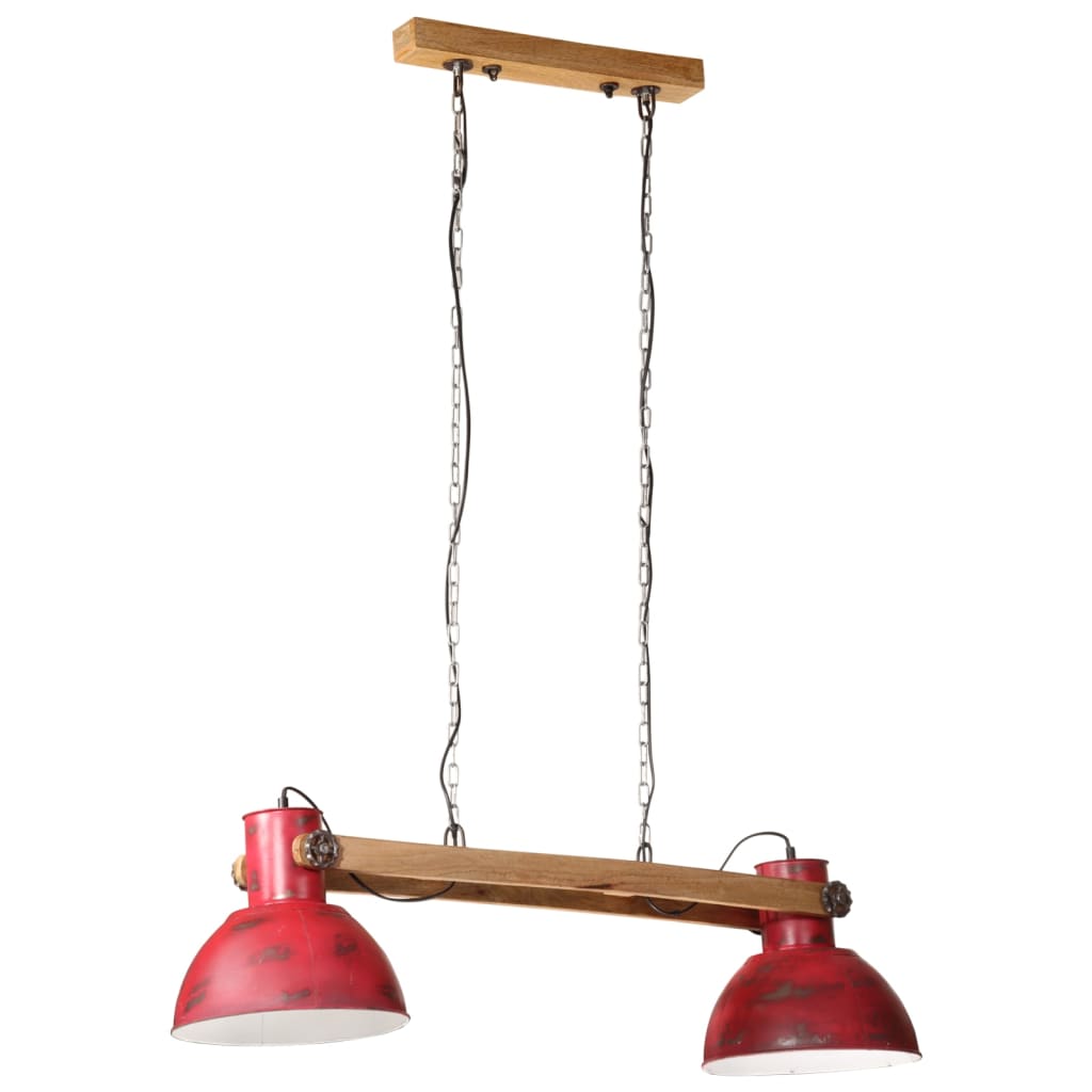 Vidaxl hänkend Lamp 25 W E27 85x28x109 cm weathered rout