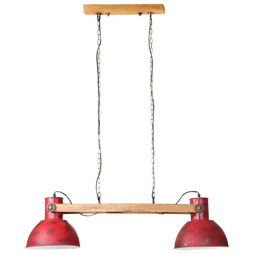 VidaXL Hanging lamp 25 W E27 85x28x109 cm weathered red