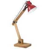 Vidaxl Desk Lamp 25 W e27 23x18x96 cm forvitret rød