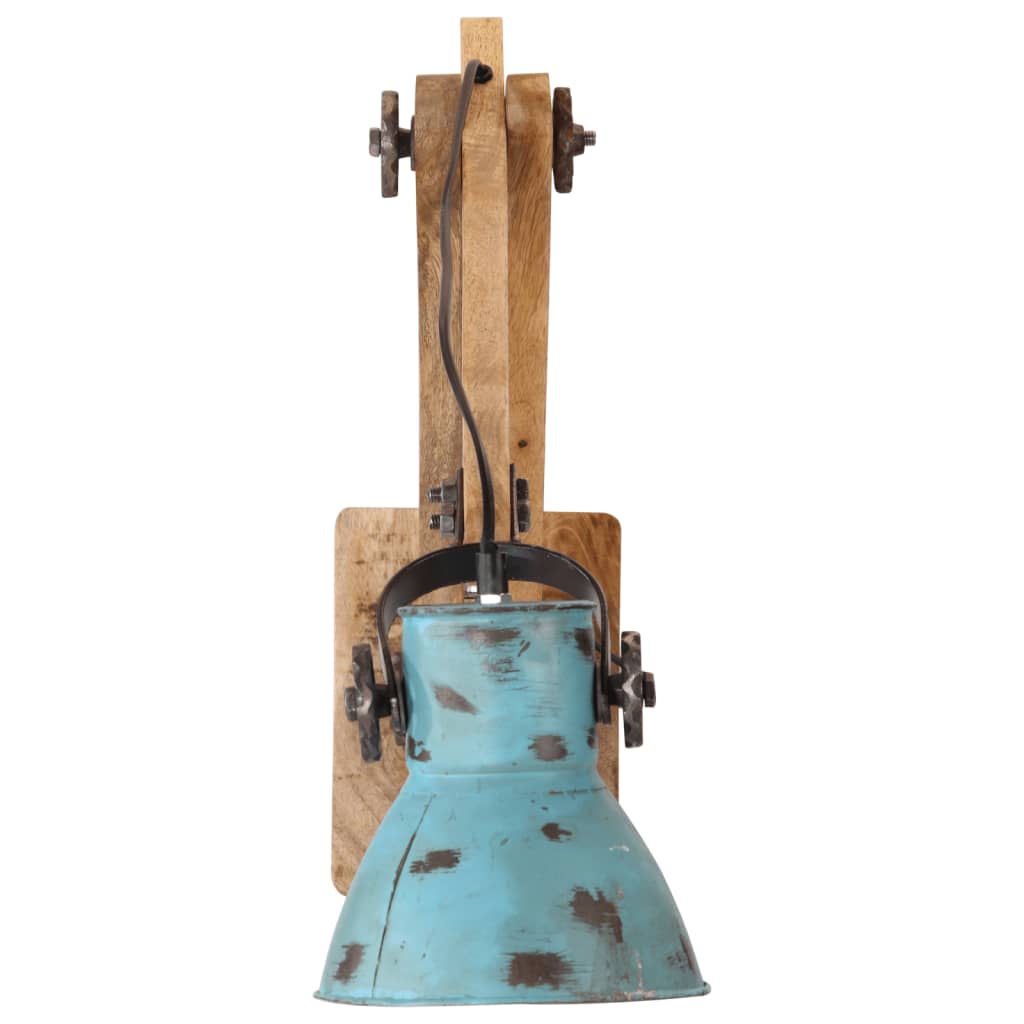 Vidaxl Wall Lamp 25 W E27 96x15x20 cm Weathered Blue