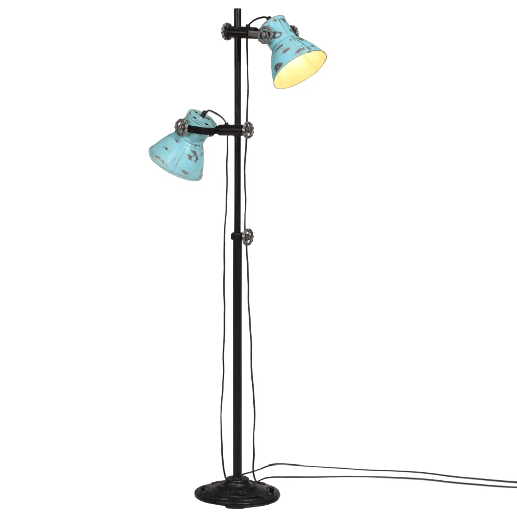 Lampadaire Vidaxl 25 W E27 25x25x90 140 cm Bleu par temps