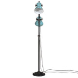 Vidaxl floor lamp 25 W E27 25x25x90 140 cm weathered blue