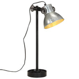 Lampka biurka vidaxl 25 W e27 15x15x55 cm vintage srebrna kolorowa