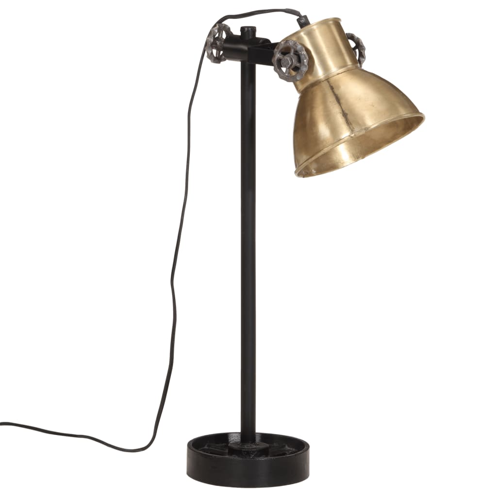 Vidaxl Desk Lamp 25 W E27 15x15x55 cm Antike Messing