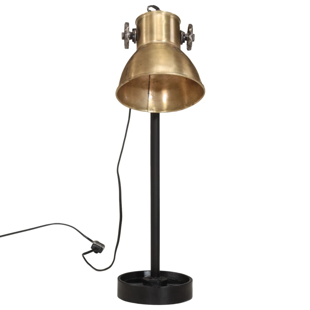 Vidaxl desk lamp 25 W E27 15x15x55 cm Antique brass