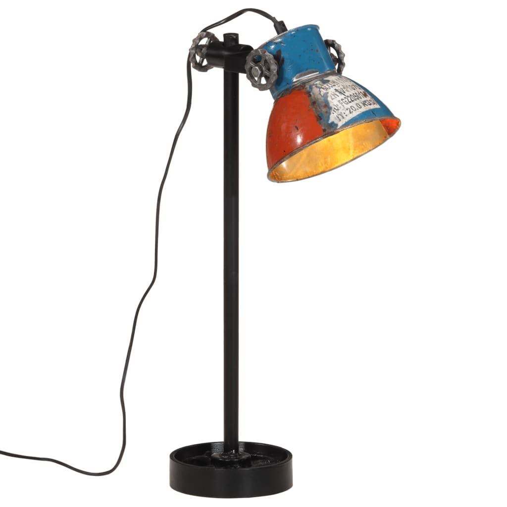 Lampe de bureau Vidaxl 25 W e27 15x15x55 cm multi-colorant