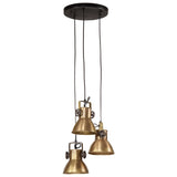 Vidaxl hänkend Lamp 25 W E27 30x30x100 cm Anti-Brass faarweg