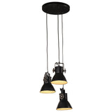 Vidaxl Hanging Lamp 25 W E27 30x30x100 cm Schwarz