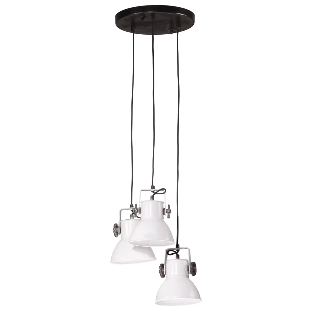 Vidaxl zavěšená lampa 25 W E27 30x30x100 bílá