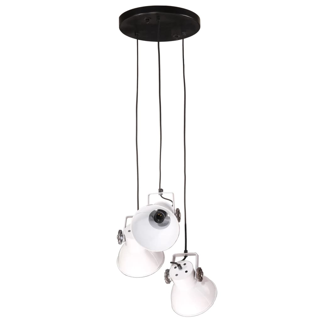 Vidaxl hängend Lamp 25 W E27 30x30x100 wäiss