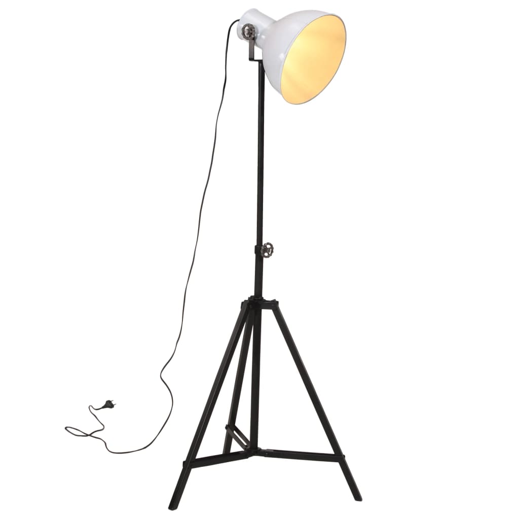 Vidaxl Lampa podłogowa 25 W E27 61x61x90 150 cm biała