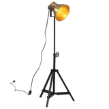 Vidaxl golvlampa 25 w e27 35x35x65 95 cm antik mässing färgad