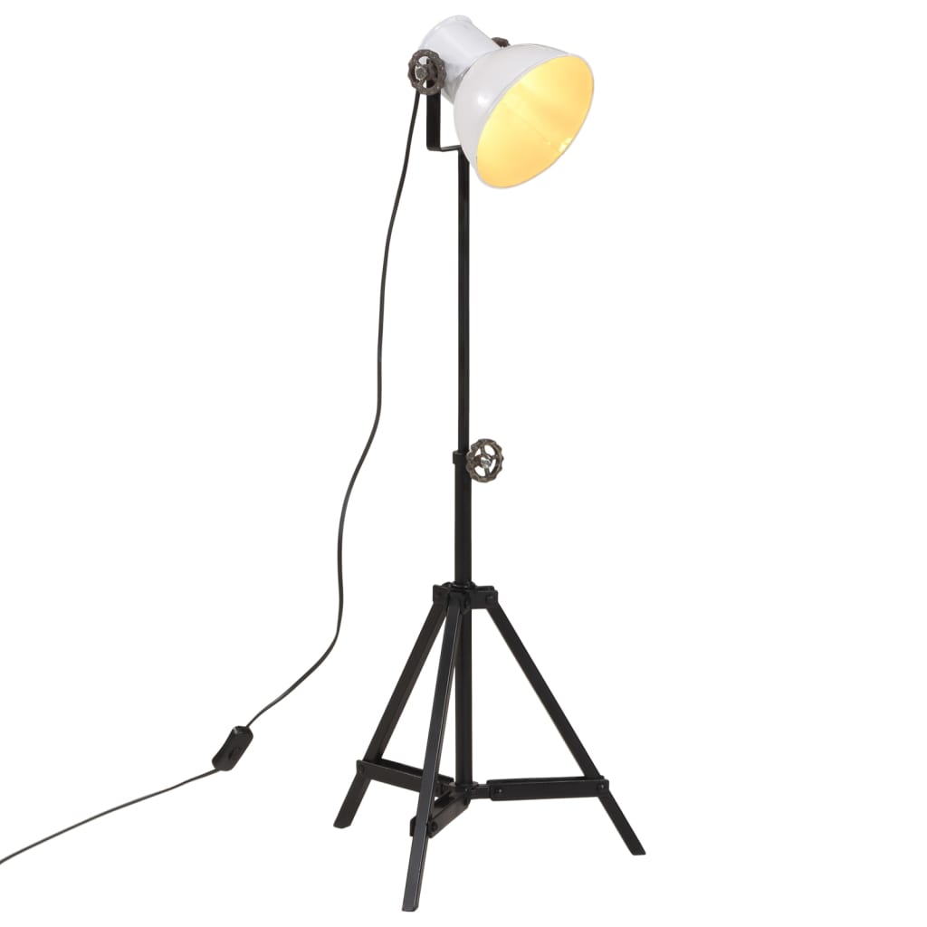 Vidaxl vloerlamp 25 w e27 35x35x65 95 cm wit