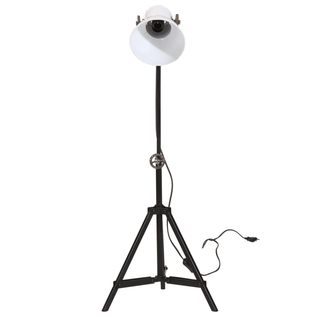 Vidaxl Buedemlamp 25 w e27 35x33x65 95 cm wäiss