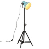 VIDAXL SHOCS LAMP 25 W E27 35x35x65 95 cm verwittert blau