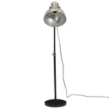 Vidaxl golvlampa 25 W E27 30x30x90-150 cm vintage silverfärgad