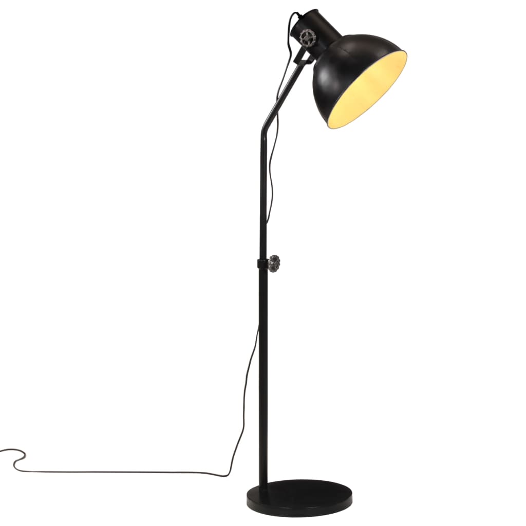 Vidaxl Floor Lamp 25 W E27 30x30x90-150 cm svart