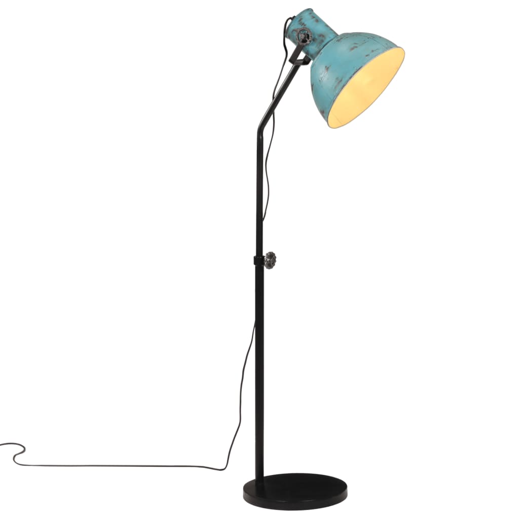 Vidaxl floor lamp 25 W E27 30x30x90 150 cm weathered blue