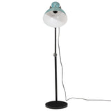 VIDAXL LAMP LAMP 25 W E27 30x30X90 150 cm zvětralá modrá