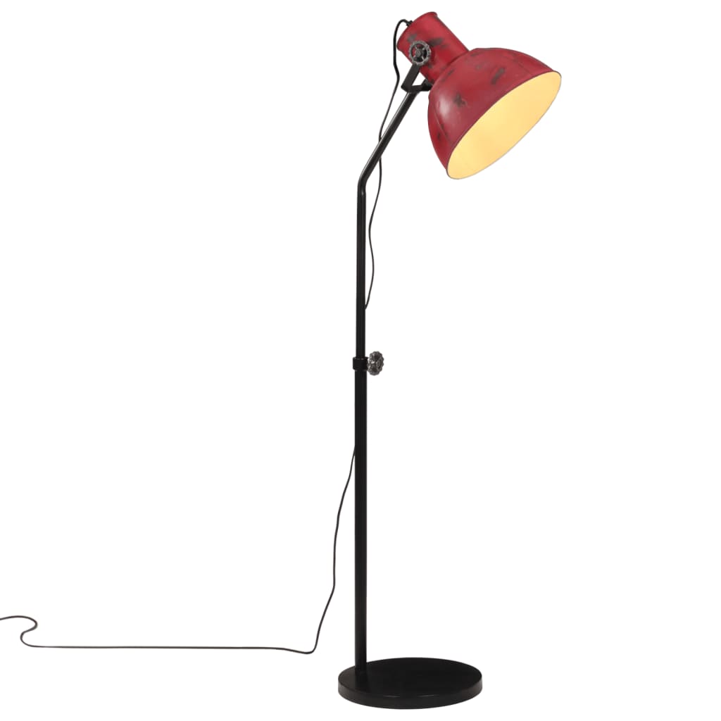 Lampadaire Vidaxl 25 W E27 30x30x90 150 cm Red atteint