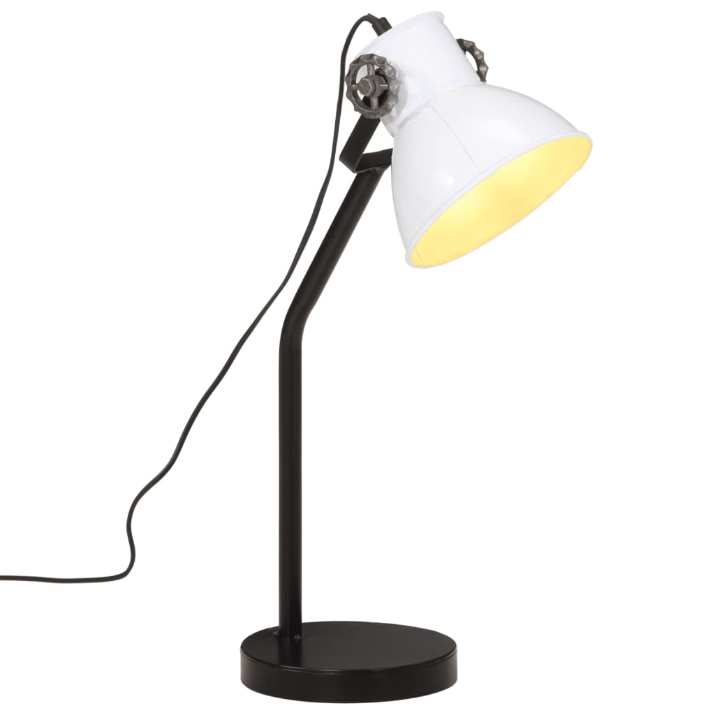 VidaXL Bureaulamp 25 W E27 17x17x60 cm white