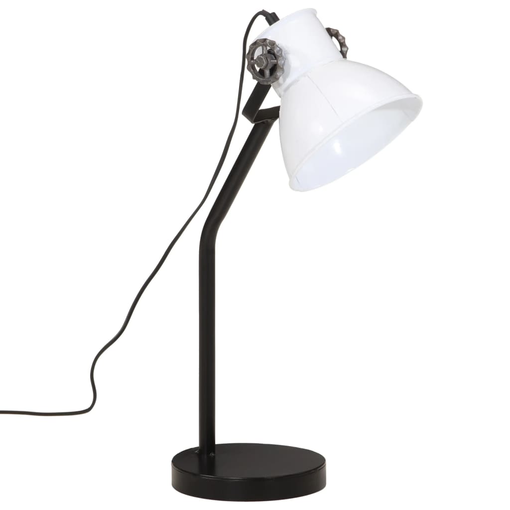 Vidaxl bureaulamp 25 w e27 17x17x60 cm blanc