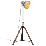 Lampa podłogowa vidaxl 25 W e27 75x75x90-150 cm vintage srebrny kolor