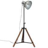 Vidaxl Floor Lamp 25 W E27 75x75x90-150 cm vintage sølvfarget