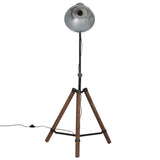 Vidaxl Floor Lamp 25 W E27 75x75x90-150 cm vintage sølvfarget