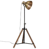 Vidaxl Floor lamp 25 W E27 75x75x90-150 cm Antique brass colored