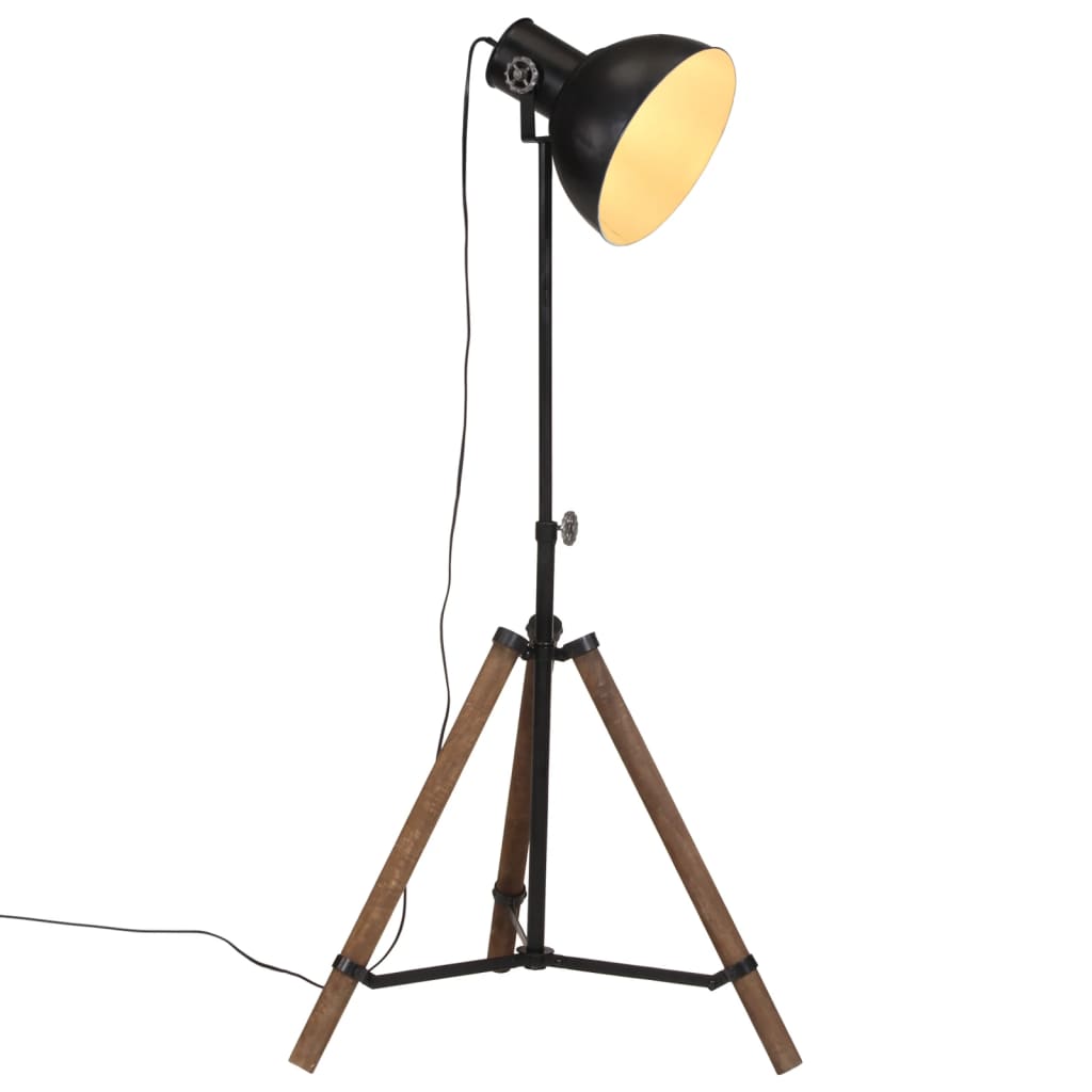 Vidaxl Floor lamp 25 W E27 75x75x90-150 cm Black