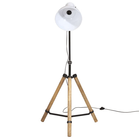 Vidaxl vloerlamp 25 w e27 75x75x90-150 cm wit