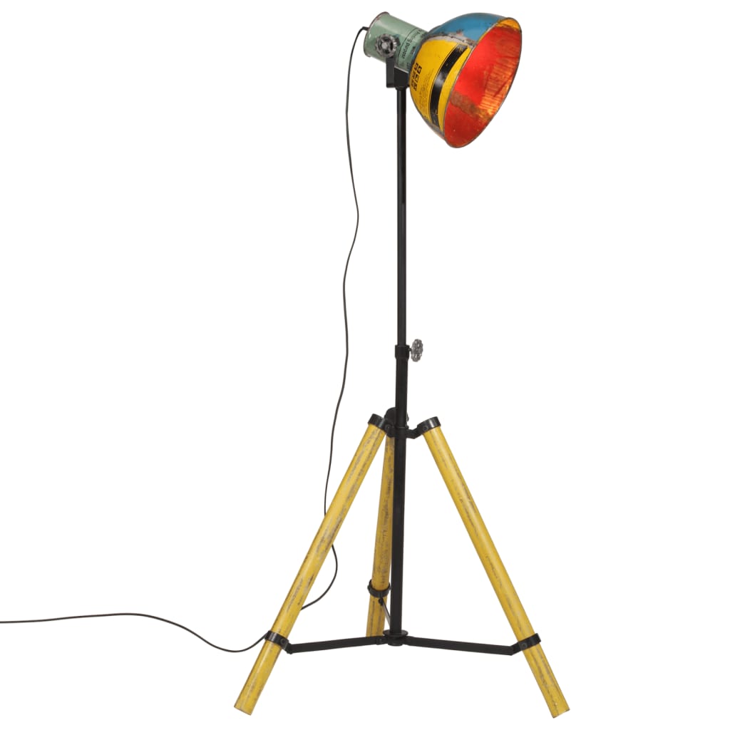 Vidaxl golvlampa 25 w e27 75x75x90-150 cm flerfärgad