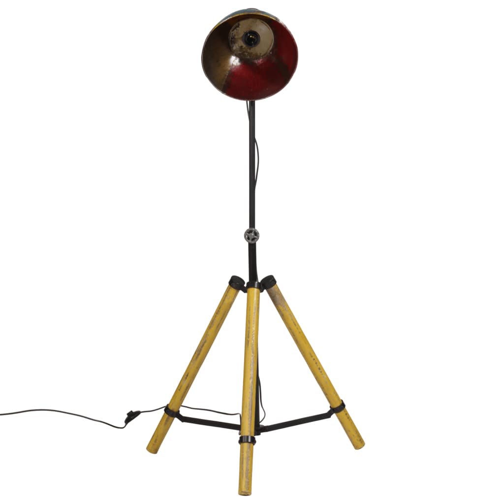 Vidaxl Floor Lamp 25 W E27 75x75x90-150 cm flerfarvet