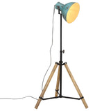 VIDAXL SHOCS LAMP 25 W E27 75 x 75 x 90-150 cm verwittert blau