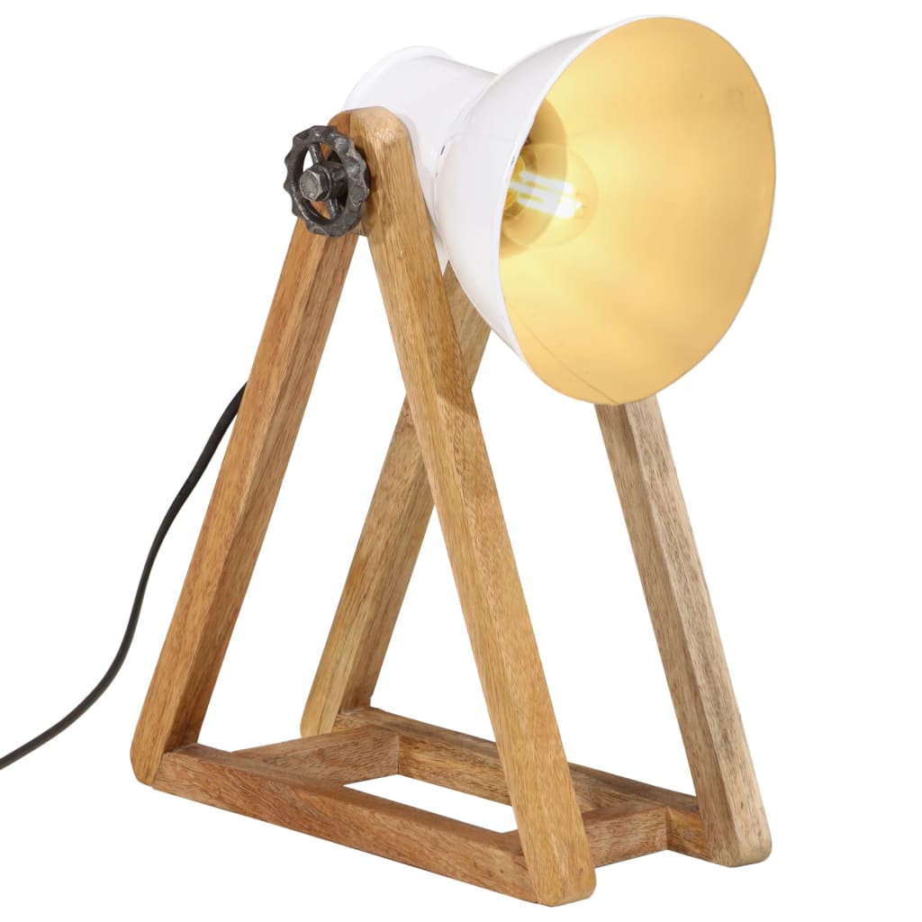 Lampka biurka Vidaxl 25 W E27 30x17x40 cm biała