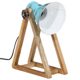 Stolní lampa Vidaxl 25 W E27 30x17x40 cm zvětralá modrá