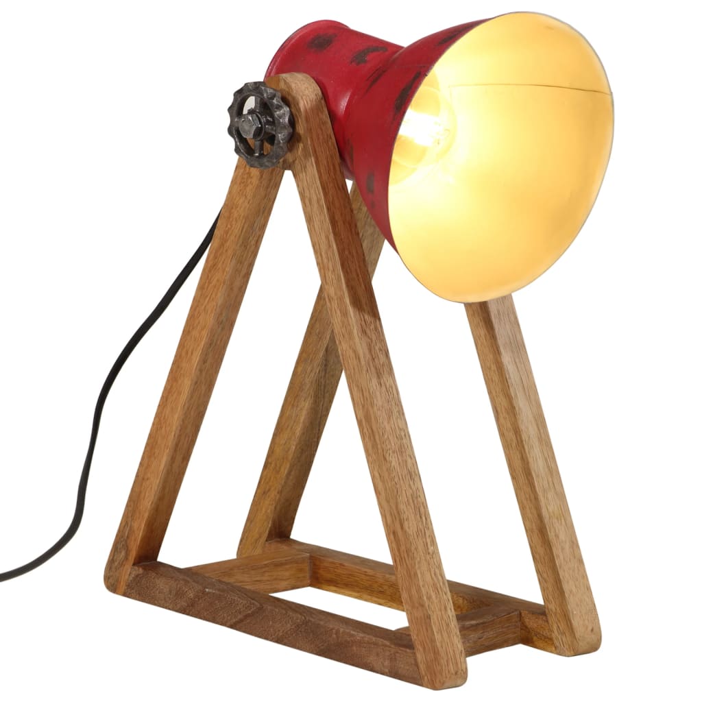 VidaXL desk lamp 25 W E27 30x17x40 cm weathered red