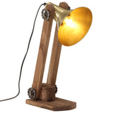 Vidaxl desk lamp 25 W E27 23x13x52 cm Antique brass