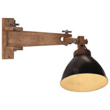 Vidaxl Wandlamp 25 w e27 schwaarz