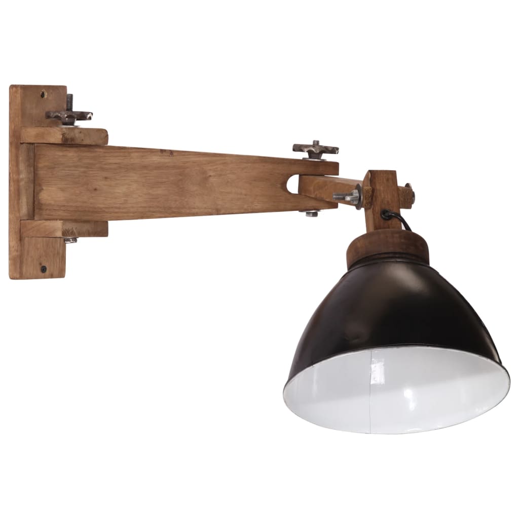 Lampa ścienna vidaxl 25 w e27 czarna