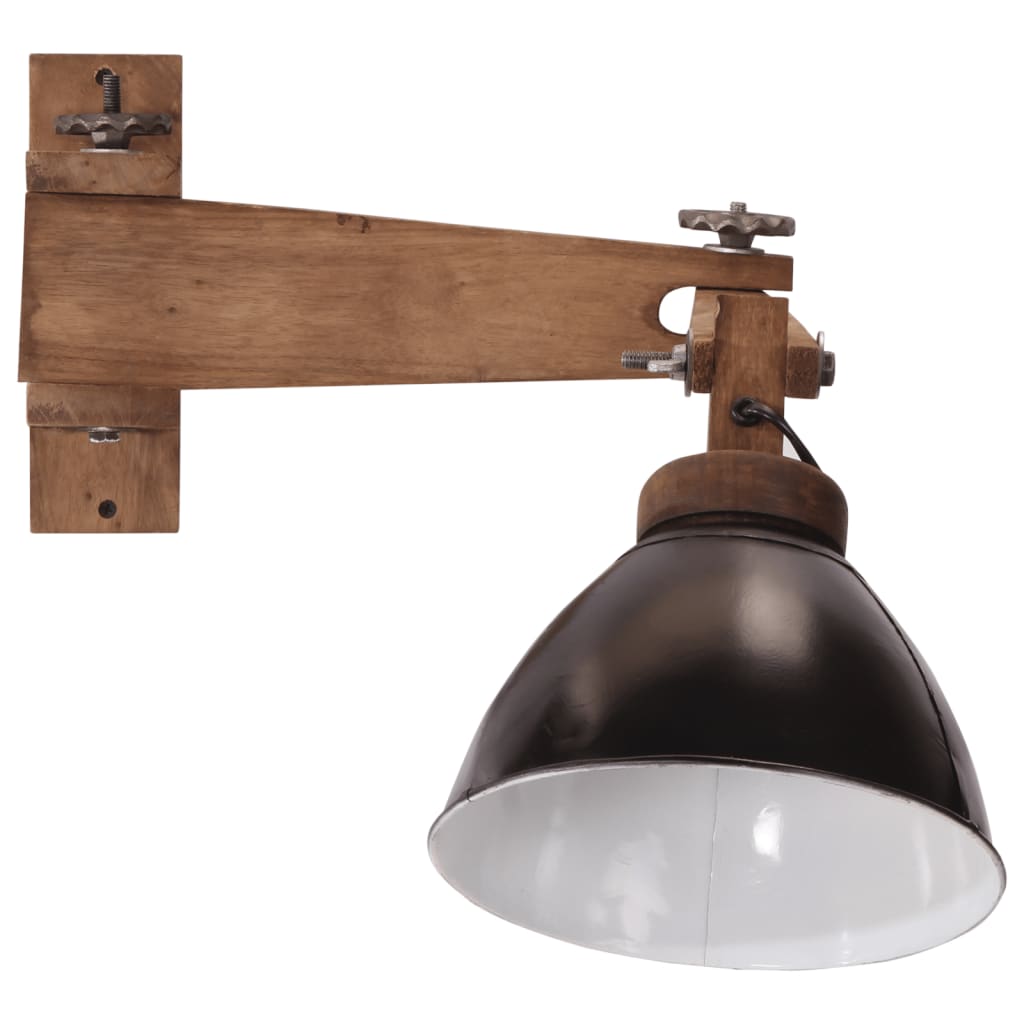 Vidaxl Wandlamp 25 w e27 schwaarz